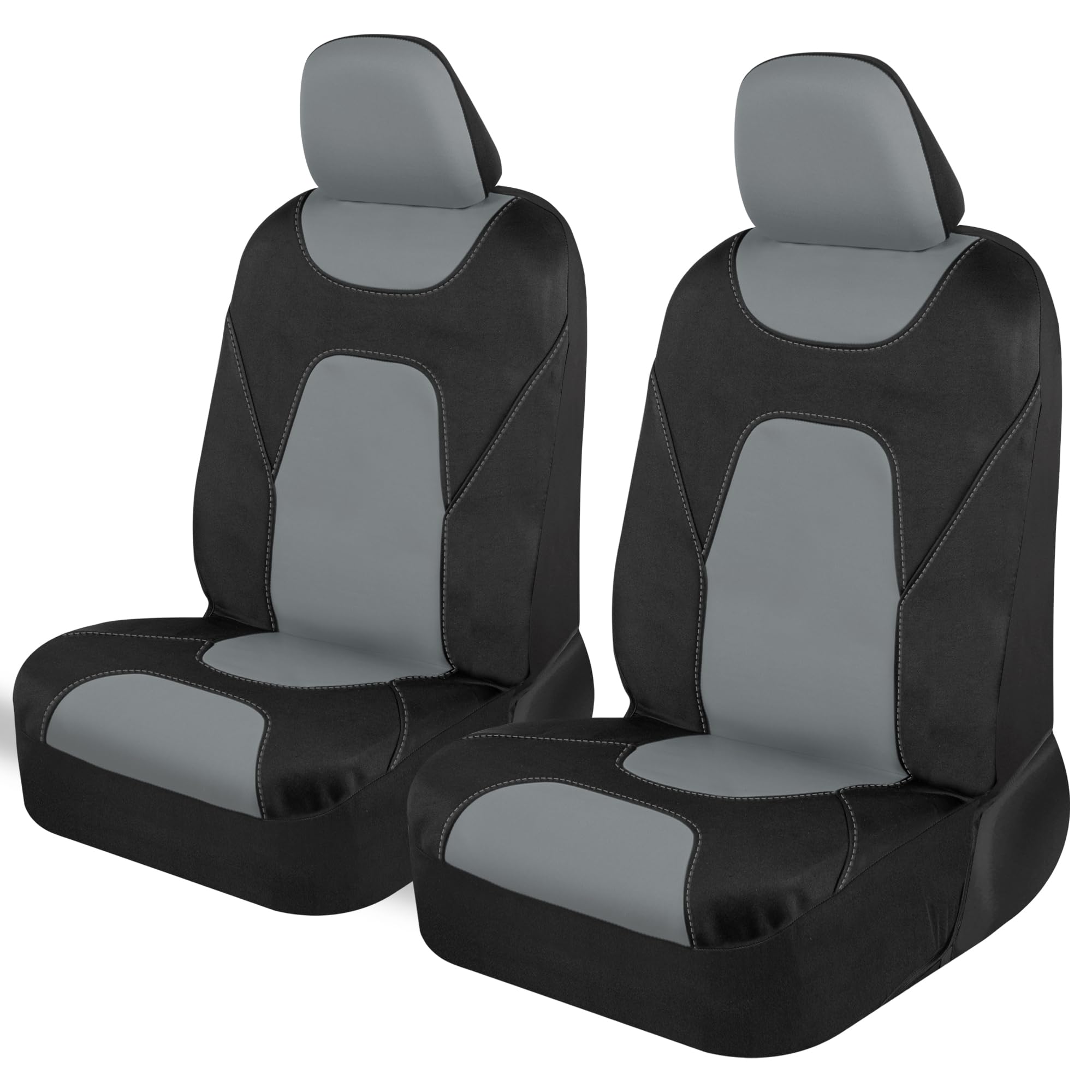 Motor Trend front seat cover full view showing sleek protection and neat fit