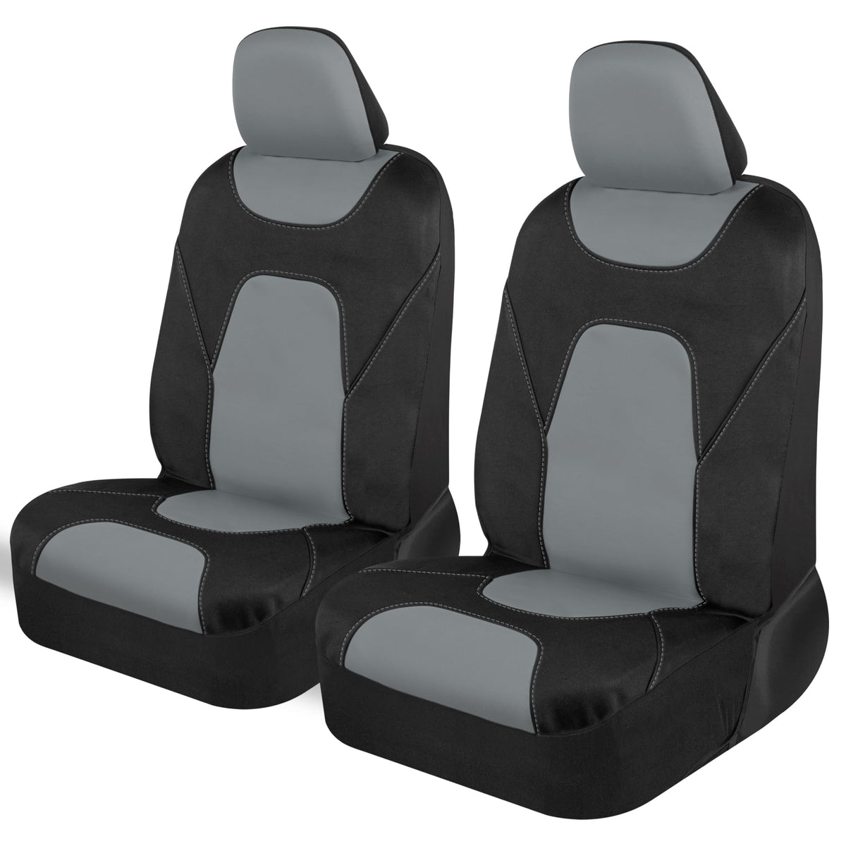 Motor Trend front seat cover full view showing sleek protection and neat fit
