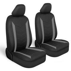 Motor Trend front seat cover full view showing complete protection and updated cabin look