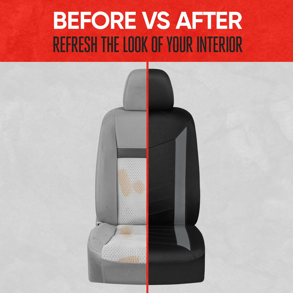 Motor Trend passenger seat installed view illustrating compatibility and neat appearance