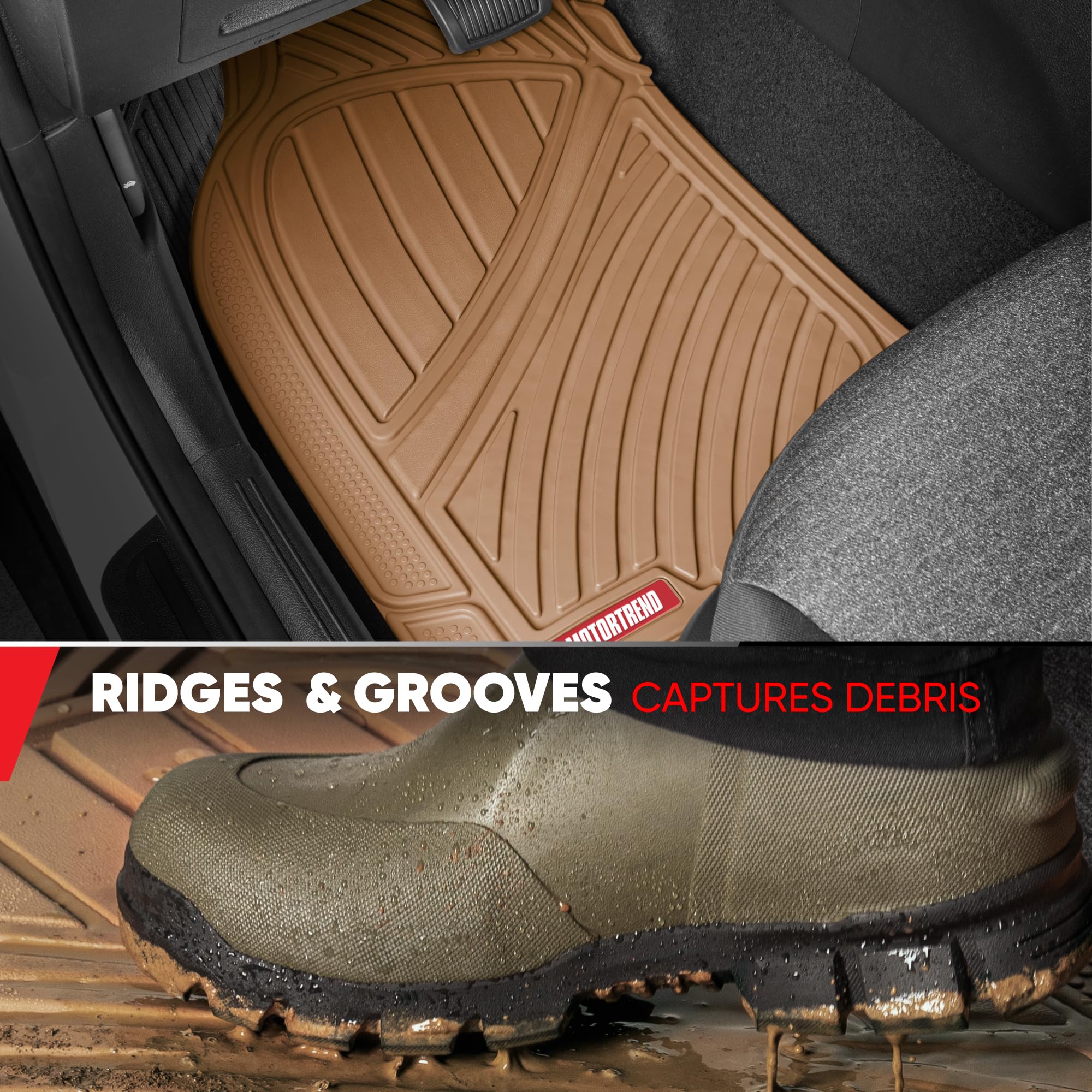 Motor Trend mats installed in cabin demonstrating full interior protection