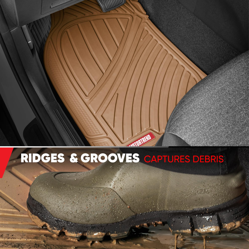 Motor Trend mats installed in cabin demonstrating full interior protection