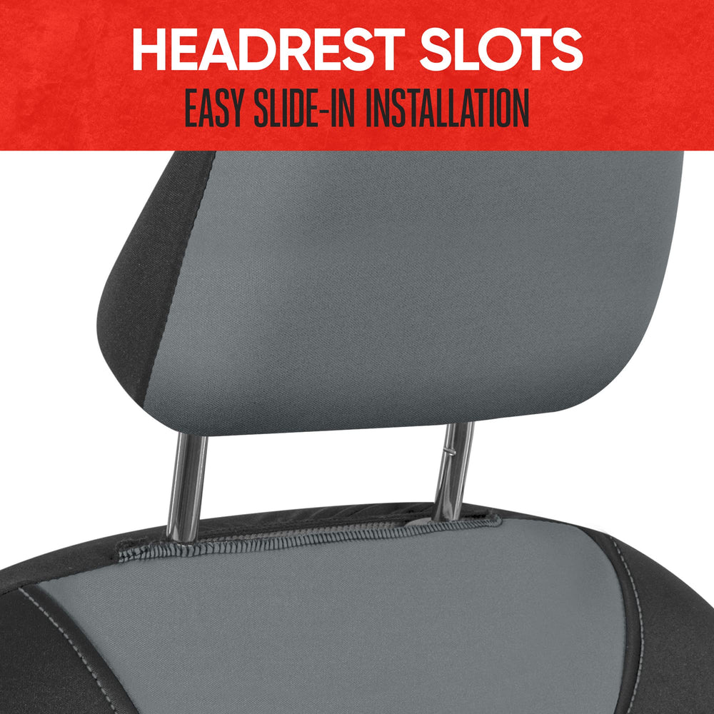 Motor Trend pet-friendly use with dog on seat showing hair and spill protection