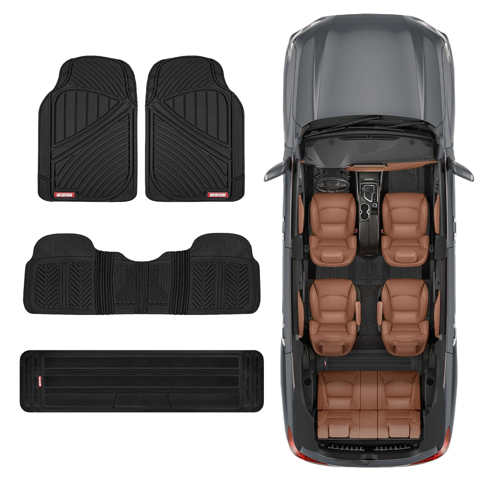 Motor Trend second-row liner spanning width to protect middle seating area