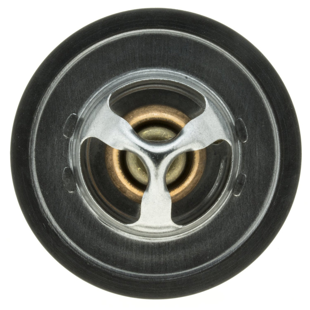 MotoRad close-up of valve and triple-bridge for improved strength and coolant flow