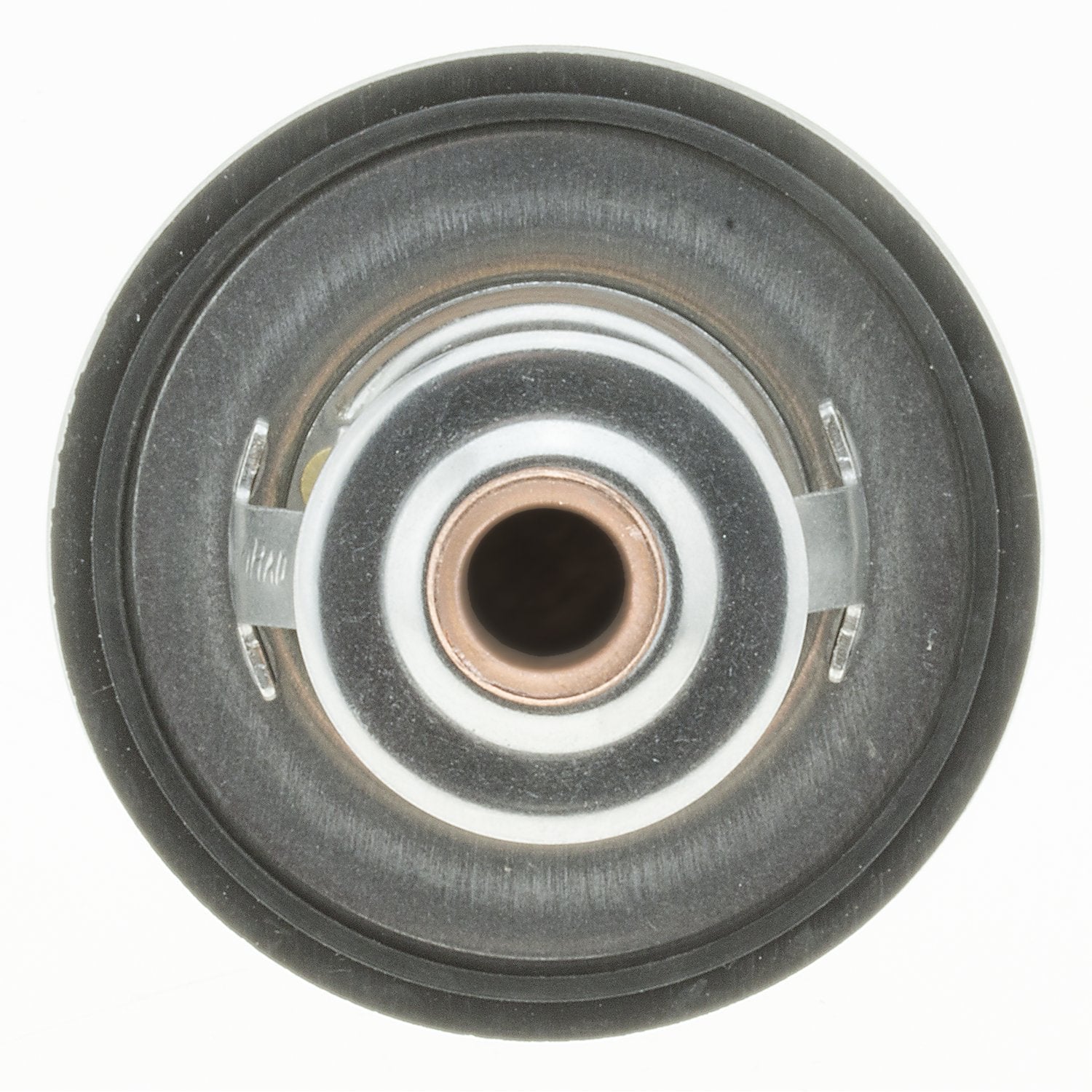 MotoRad thermostat installed in engine bay demonstrating direct-fit ease and performance