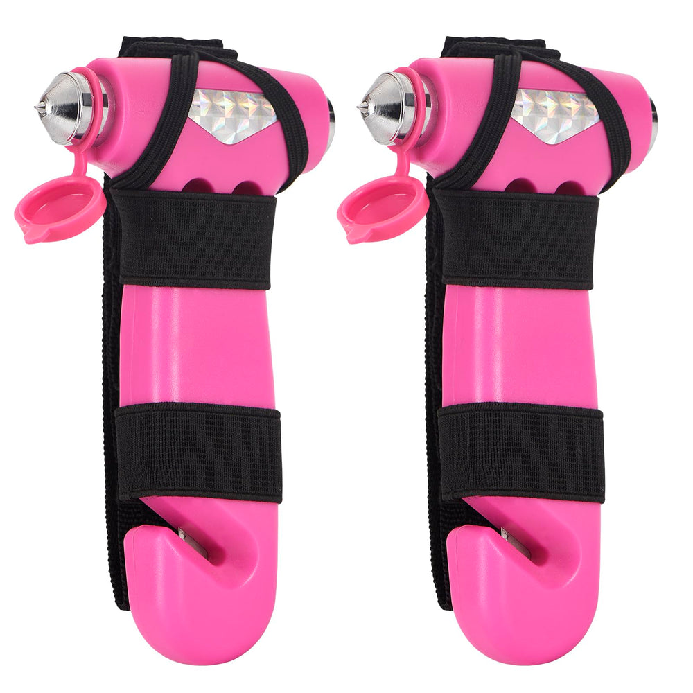MOTORBUDDY front view of two-pack emergency tools showing bright housing and dual functions