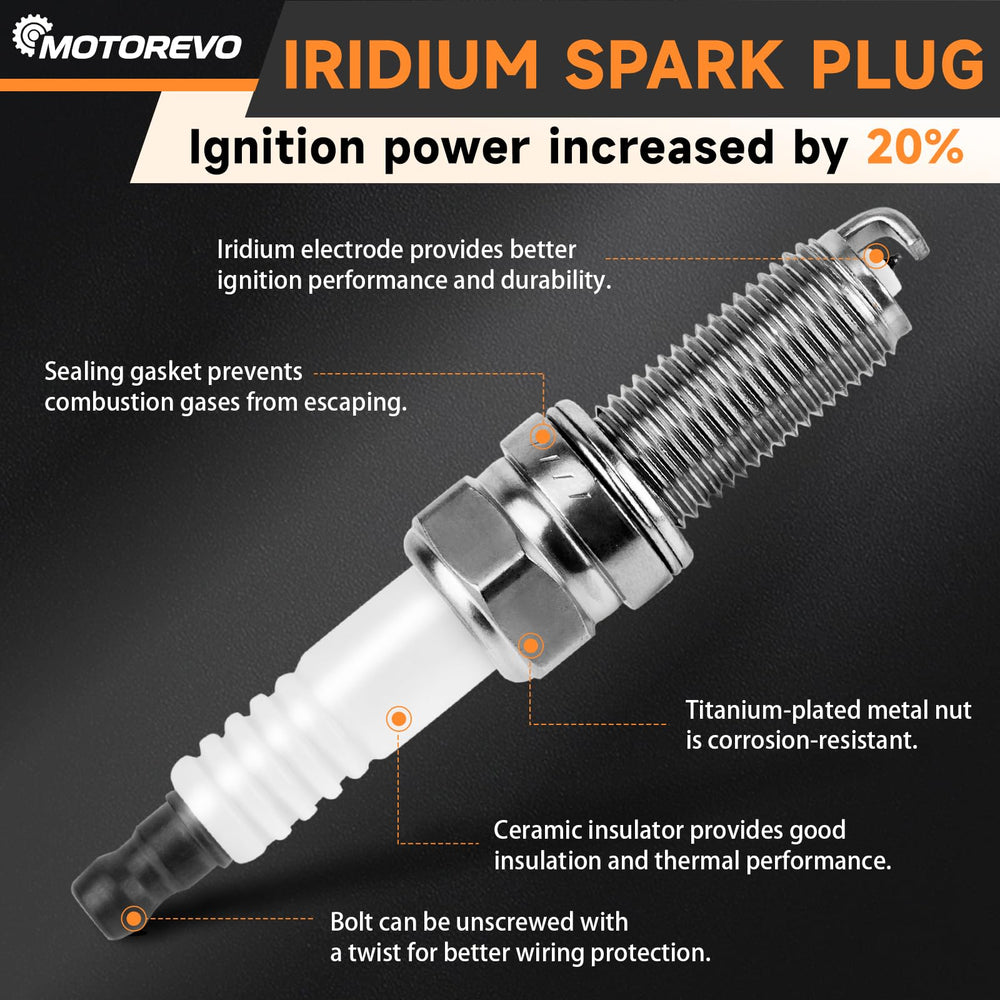 Motorevo ignition coil pack label and part number matching OE references for compatibility
