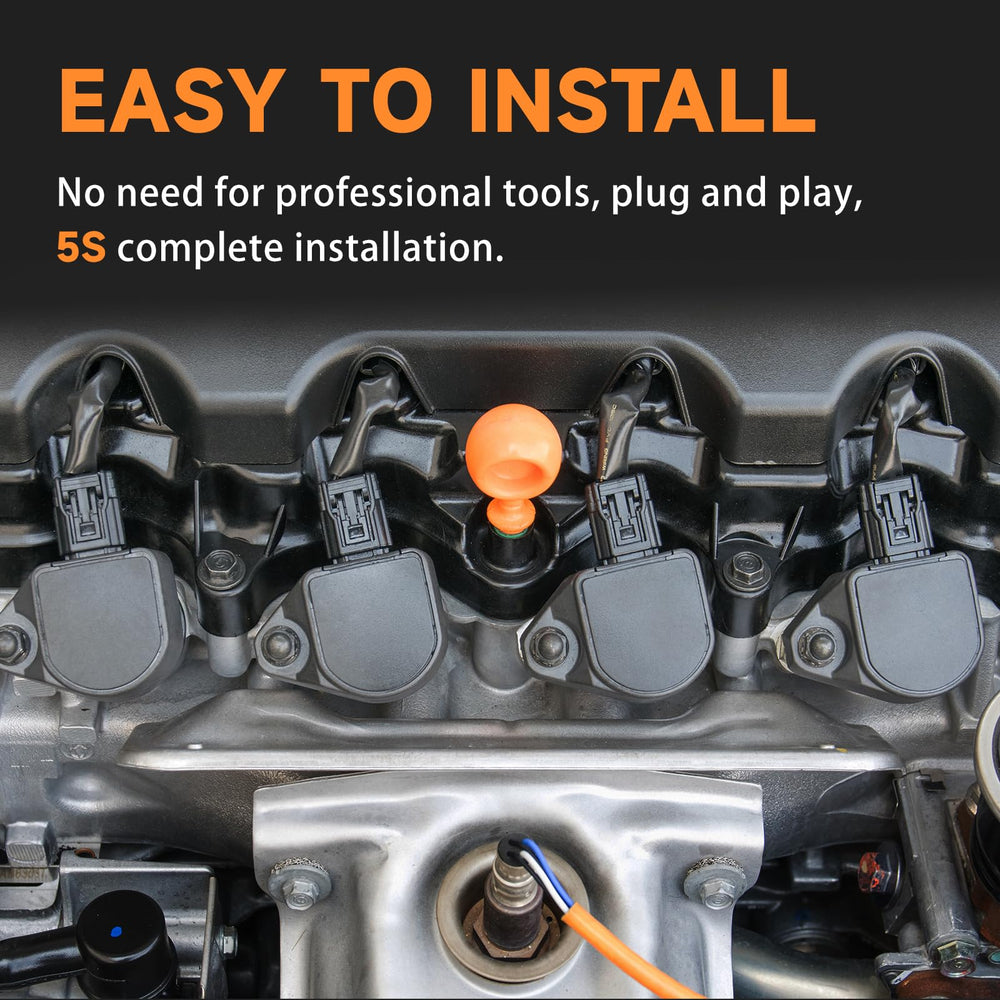 Motorevo ignition coil pack during installation by mechanic illustrating straightforward swap