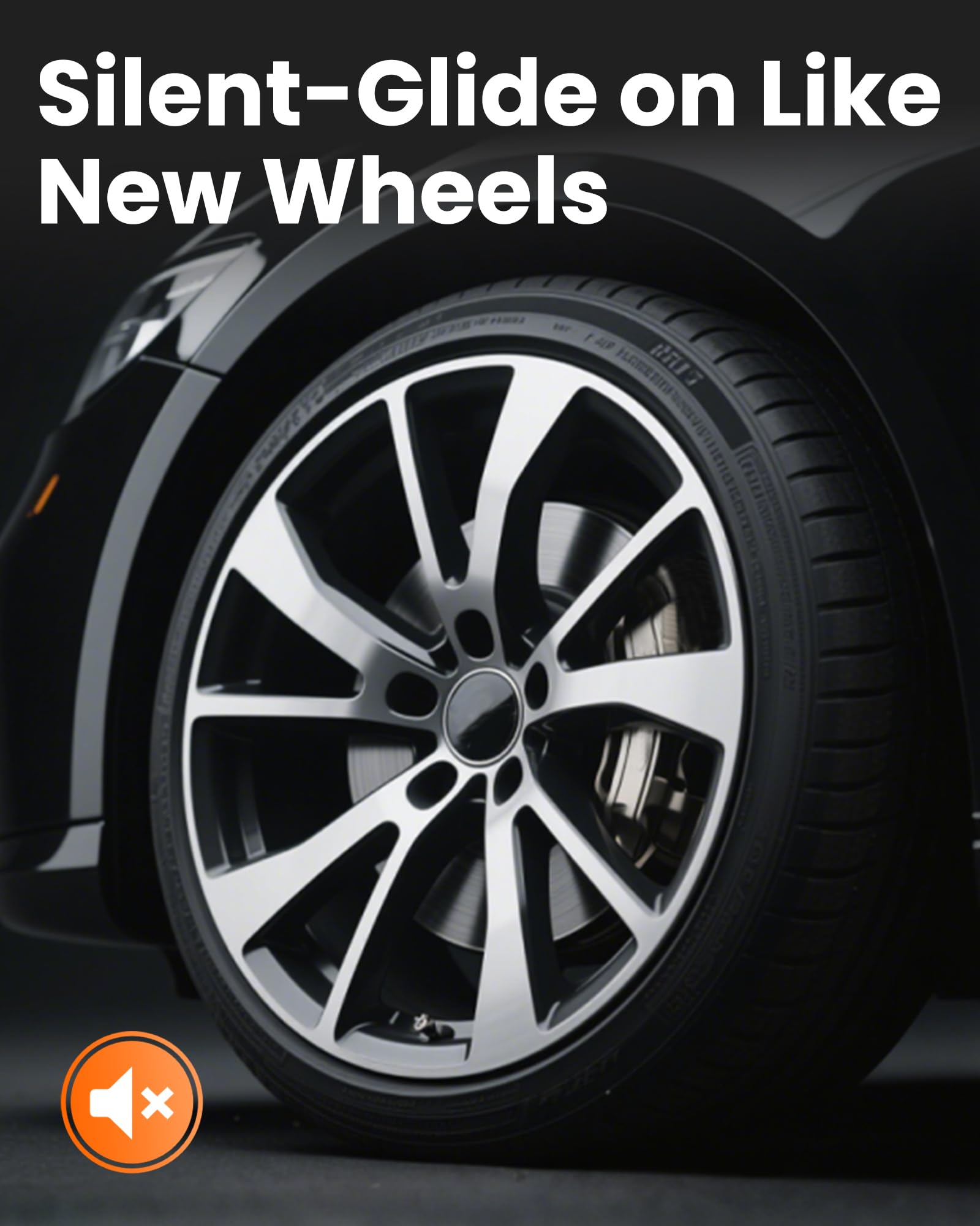 MOTOREVO brake kit installed on Civic front wheel demonstrating fit accuracy