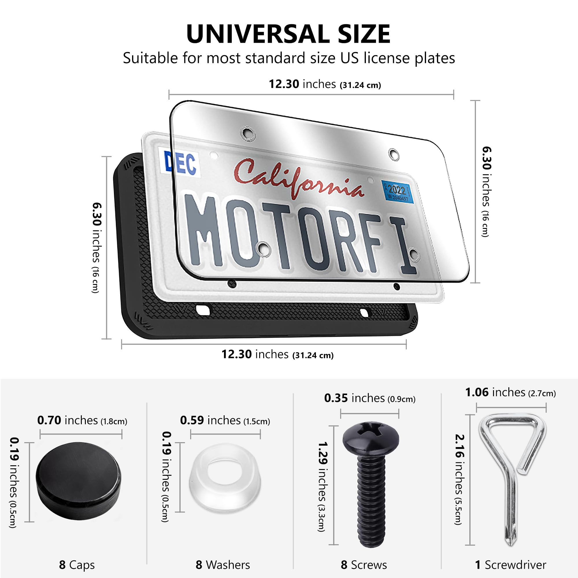 MotorFi clear polycarbonate cover detail protecting plate from grit and moisture