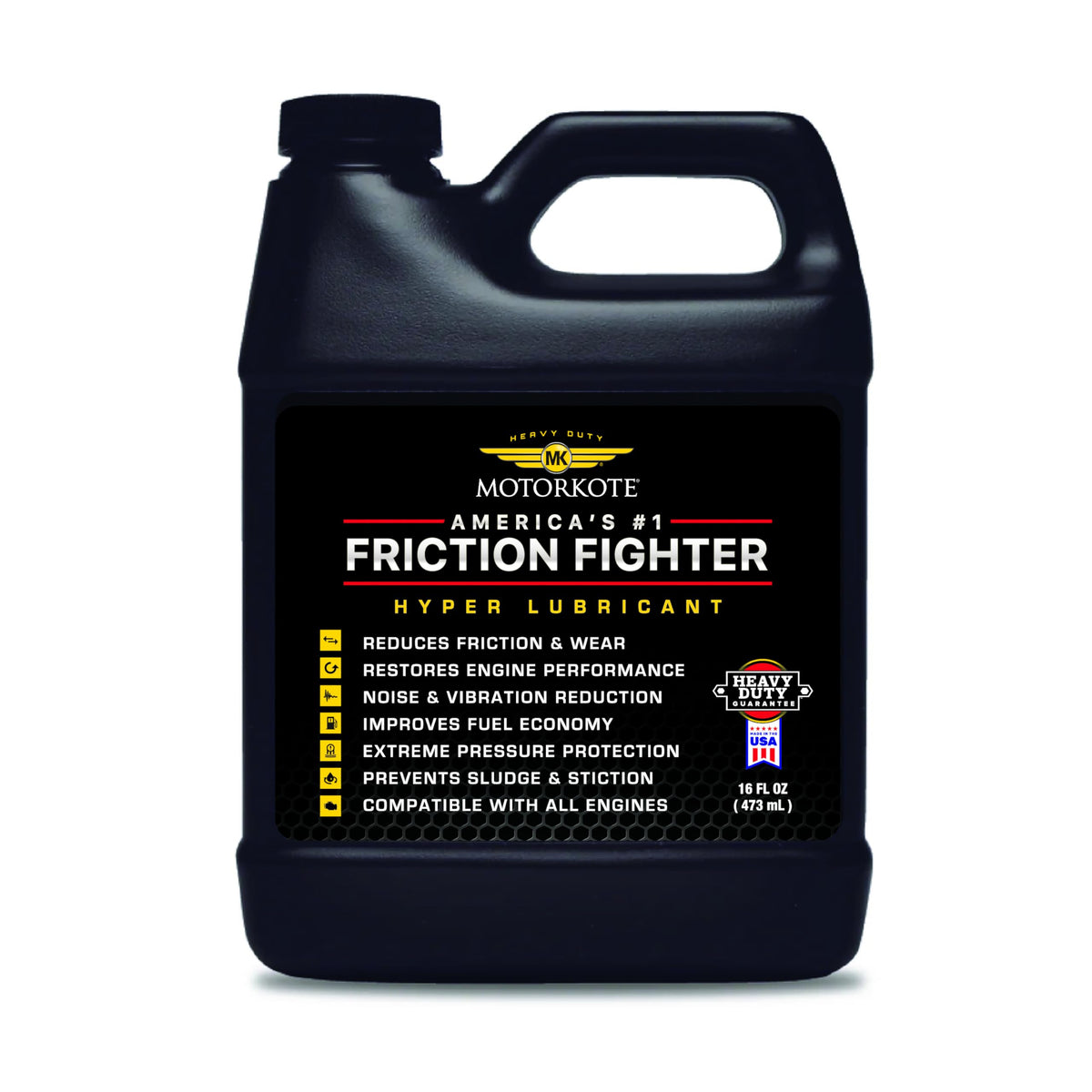 Motorkote front label showing product name and benefits