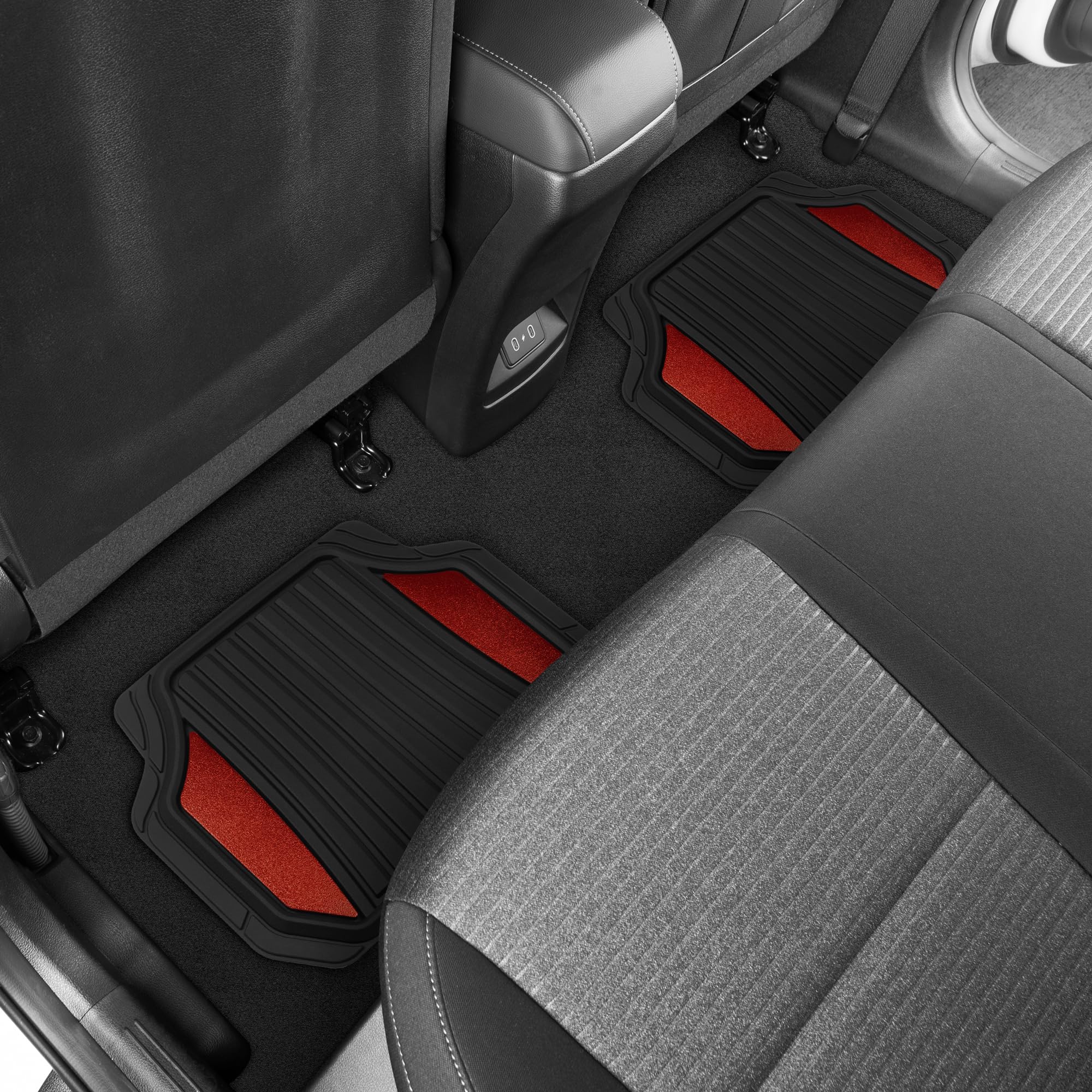 Motor Trend mats installed in vehicle lifestyle scene for practical use