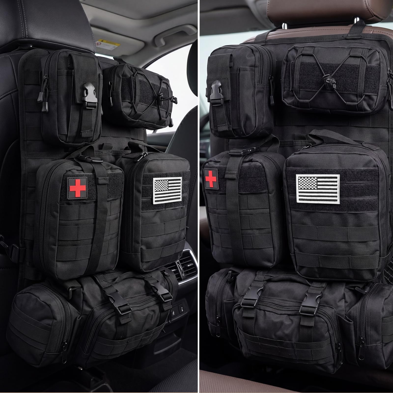 MOTOTIPS pouch open with supplies showing easy organized access