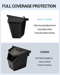 Motrobe top-down with lid closed showing concealed cargo protection