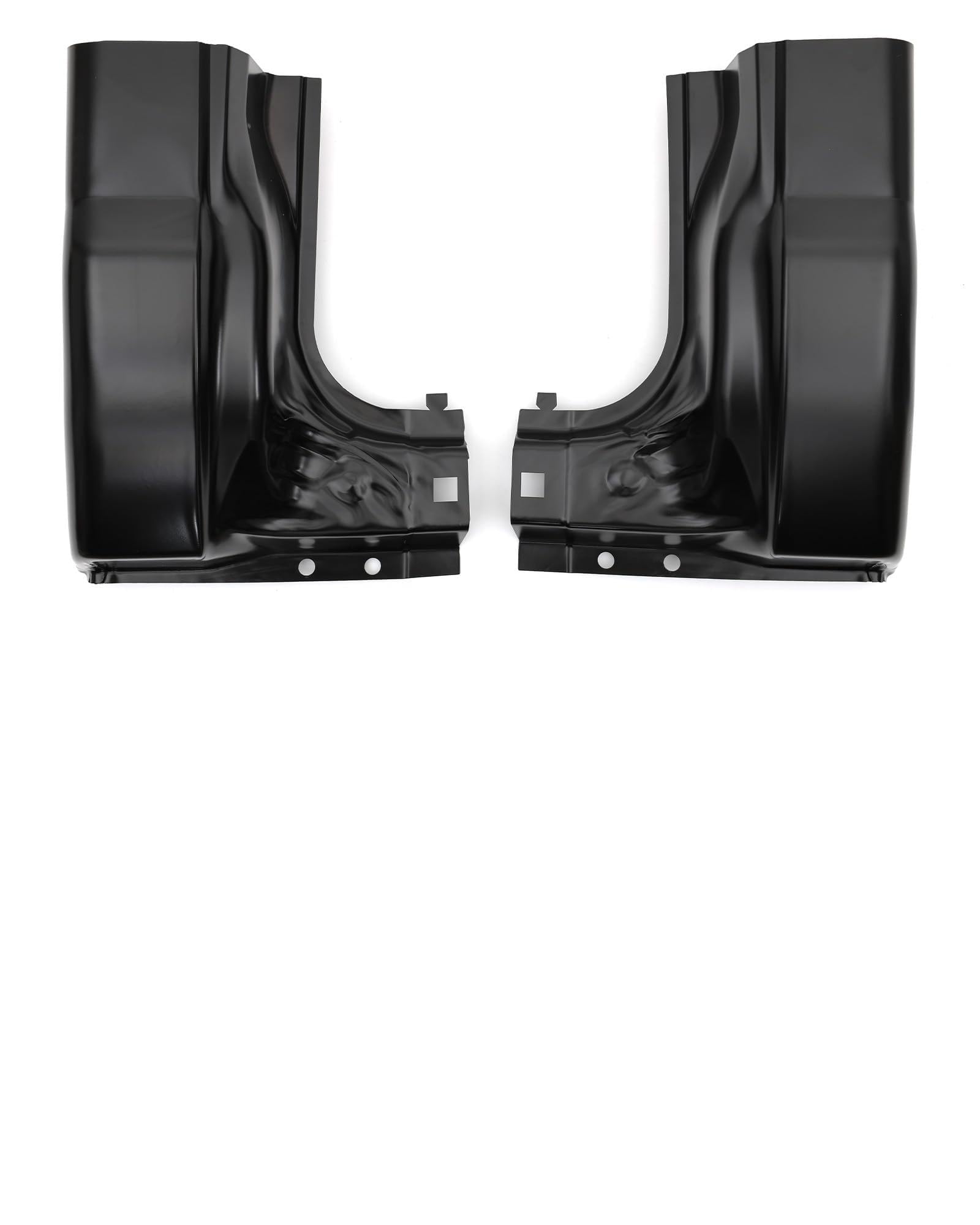 Mountainpeak front view of cab corner kit showing shape and fit benefits