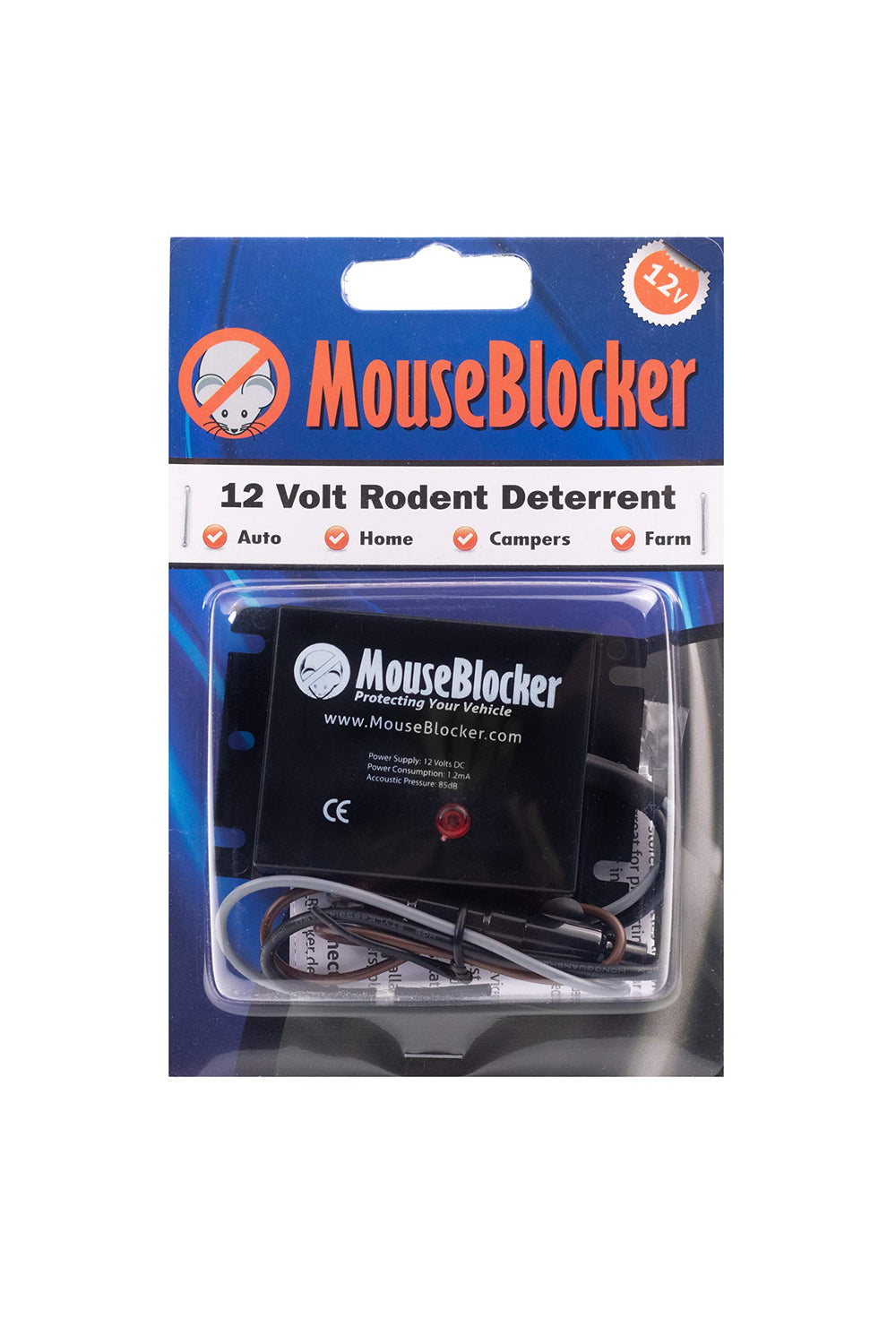 MouseBlocker mounted in engine bay demonstrating secure placement benefit