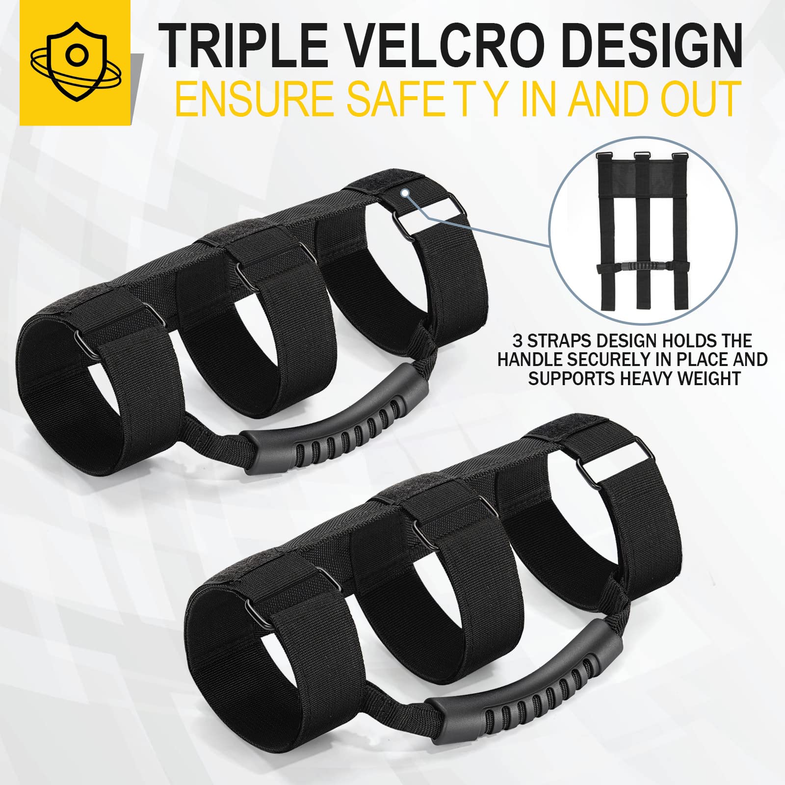 moveland installed on Wrangler roll bar demonstrating improved passenger stability