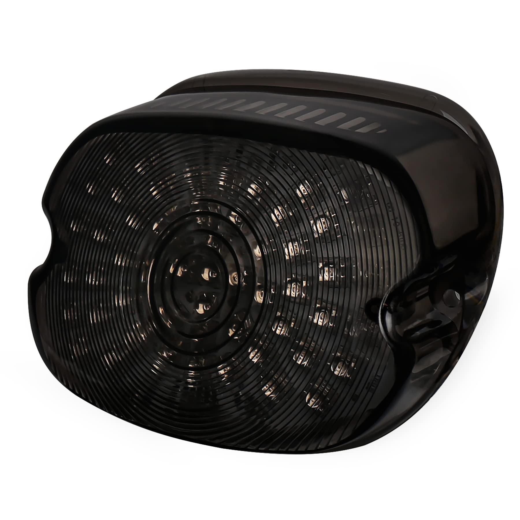 MOVOTOR tail light front view showing smoked lens and integrated LEDs for cleaner rear look