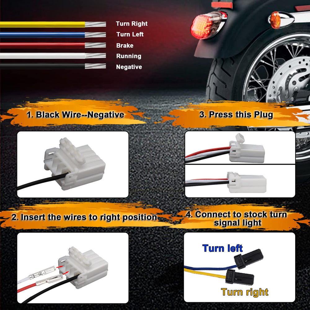 MOVOTOR lit license plate lamp improving rear legal visibility