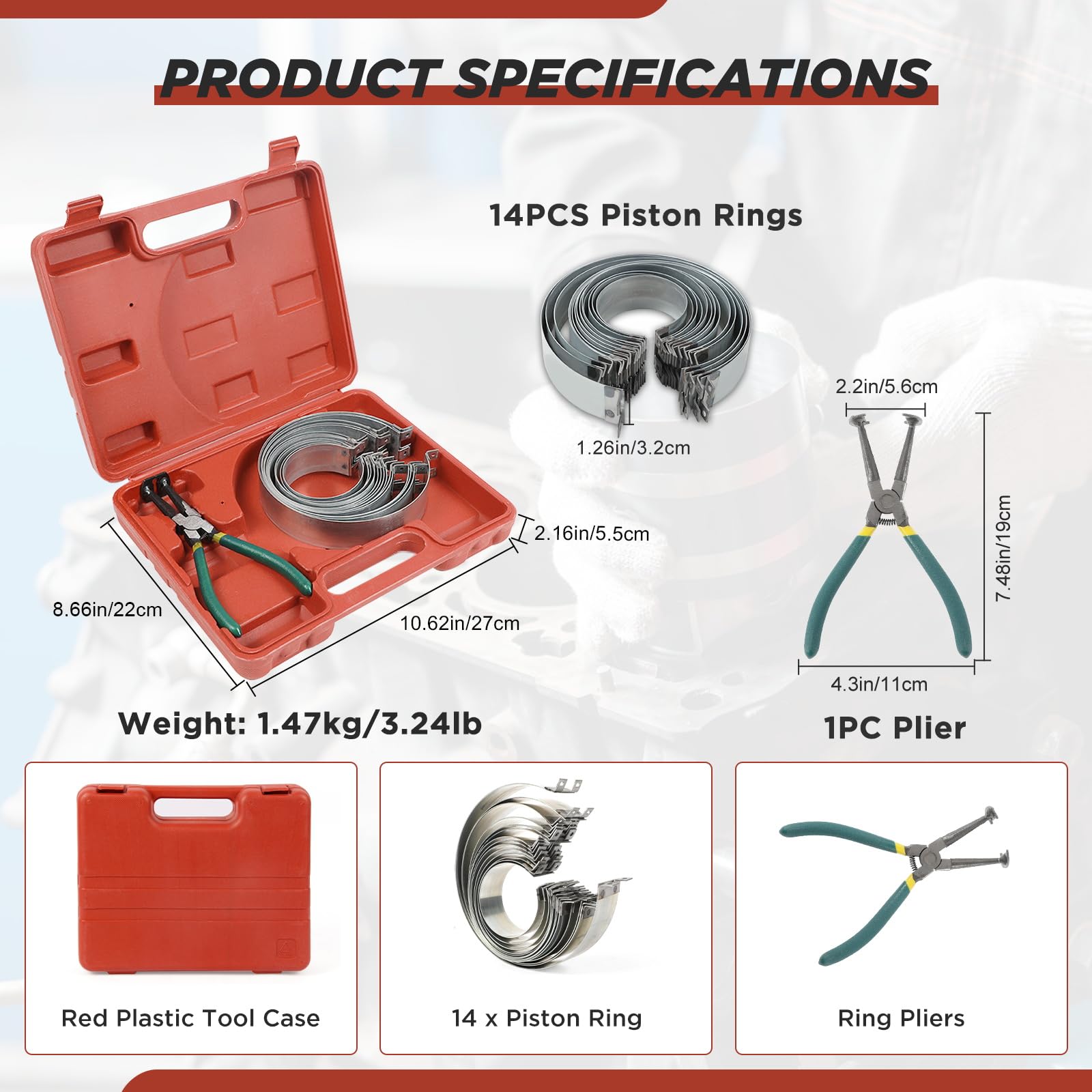 MR CARTOOL lifestyle garage setting showing kit ready for engine rebuilds and mobile repairs