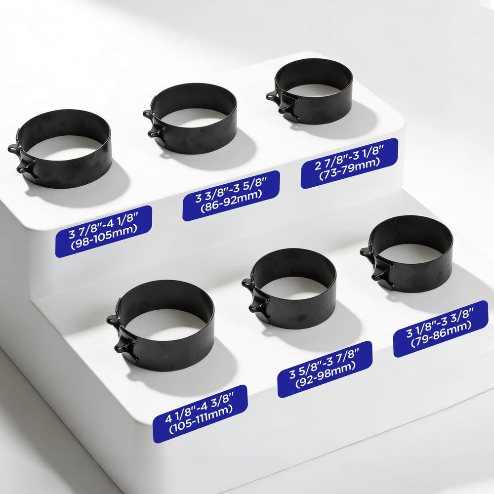 MR CARTOOL piston ring close-up black coating highlighting corrosion and scratch resistance