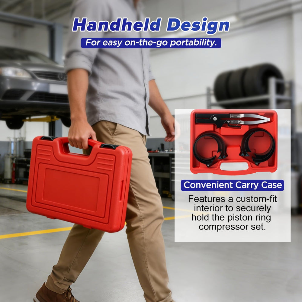 MR CARTOOL rings next to caliper for scale showing exact diameter range and fitment