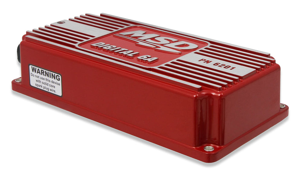 MSD 6201 installed in engine bay demonstrating compact fit and reliability