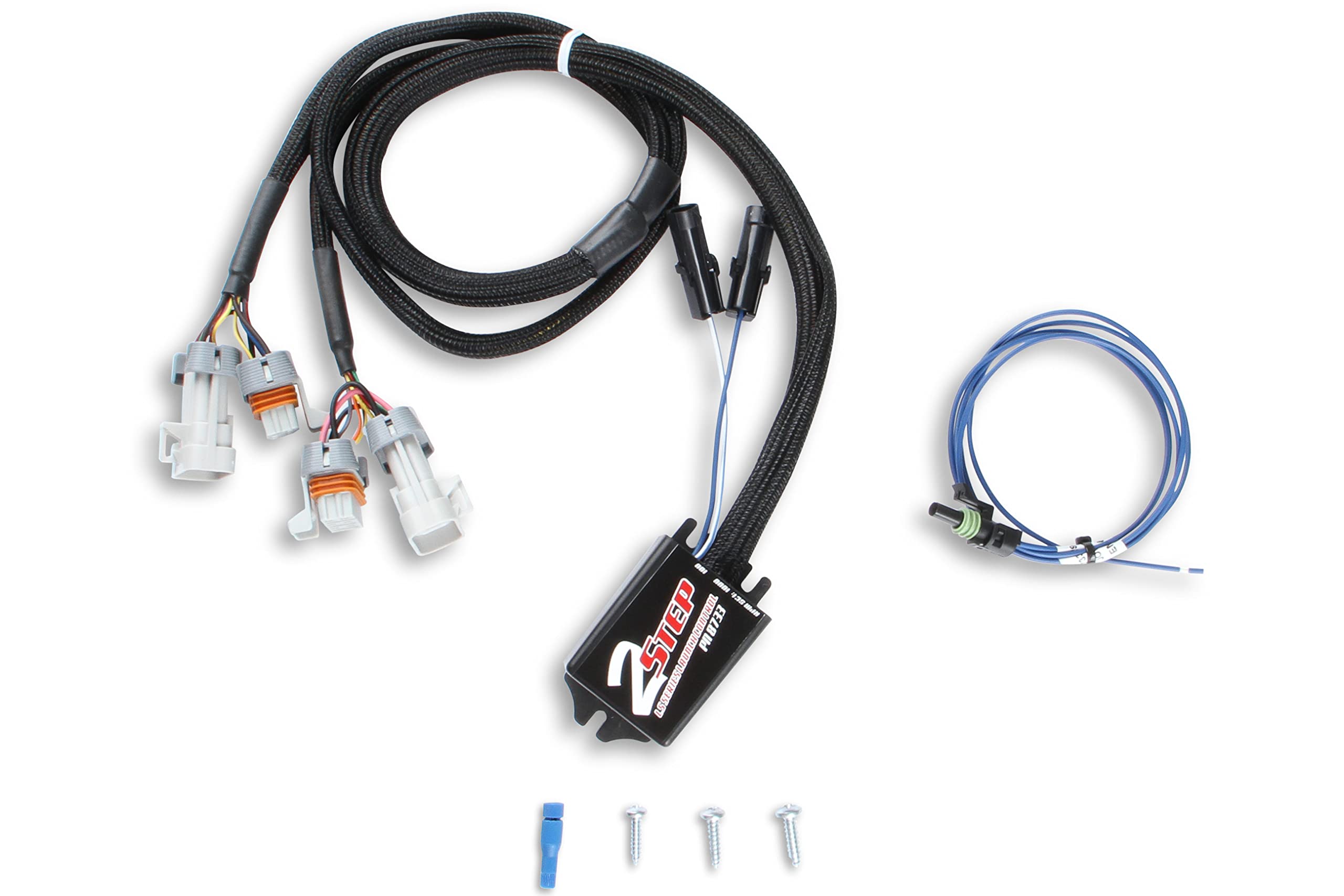 MSD 8733 back connectors view showing wiring ports for fast install
