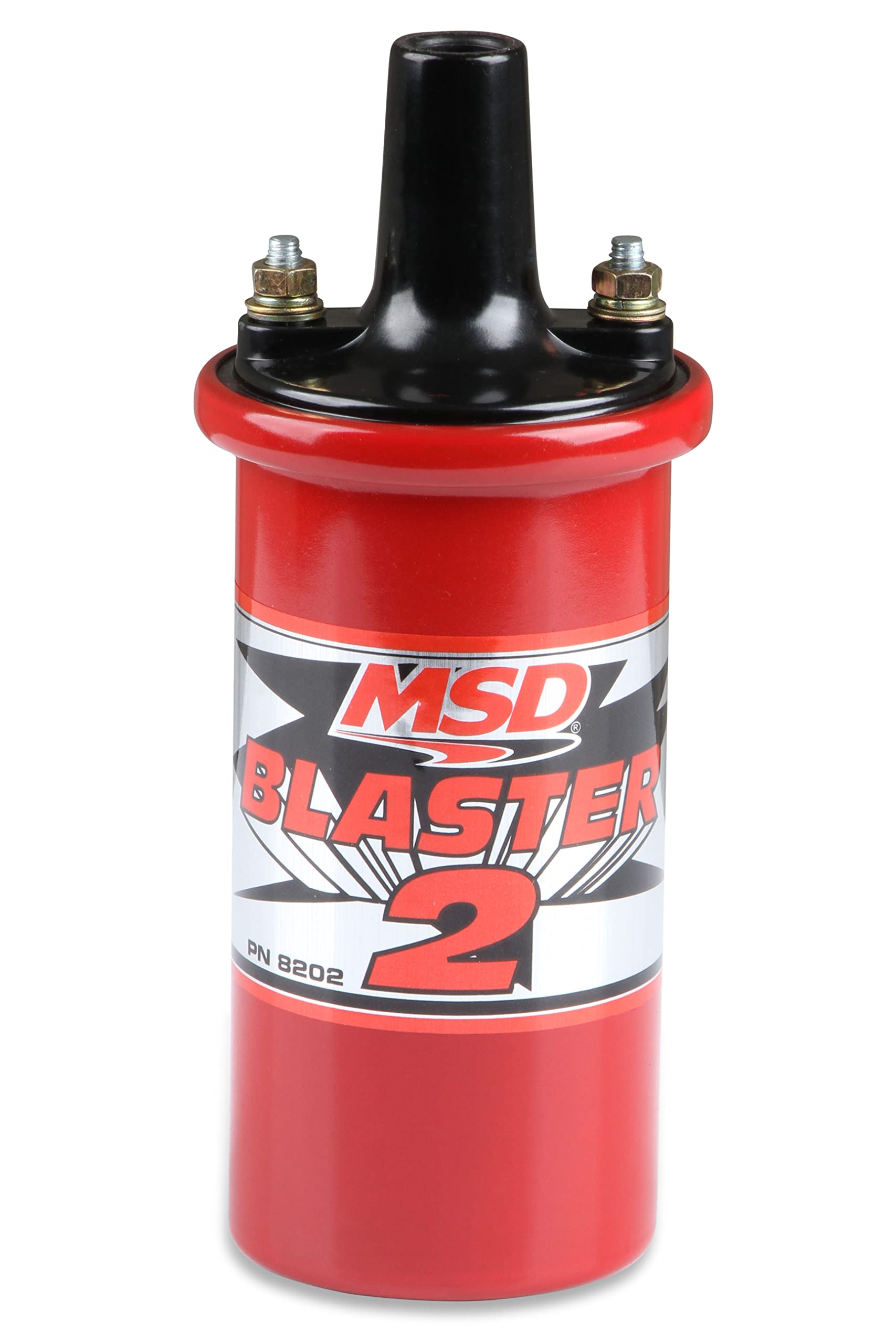 MSD blaster 2 tower closeup highlights alkyd dielectric tower resisting carbon tracking