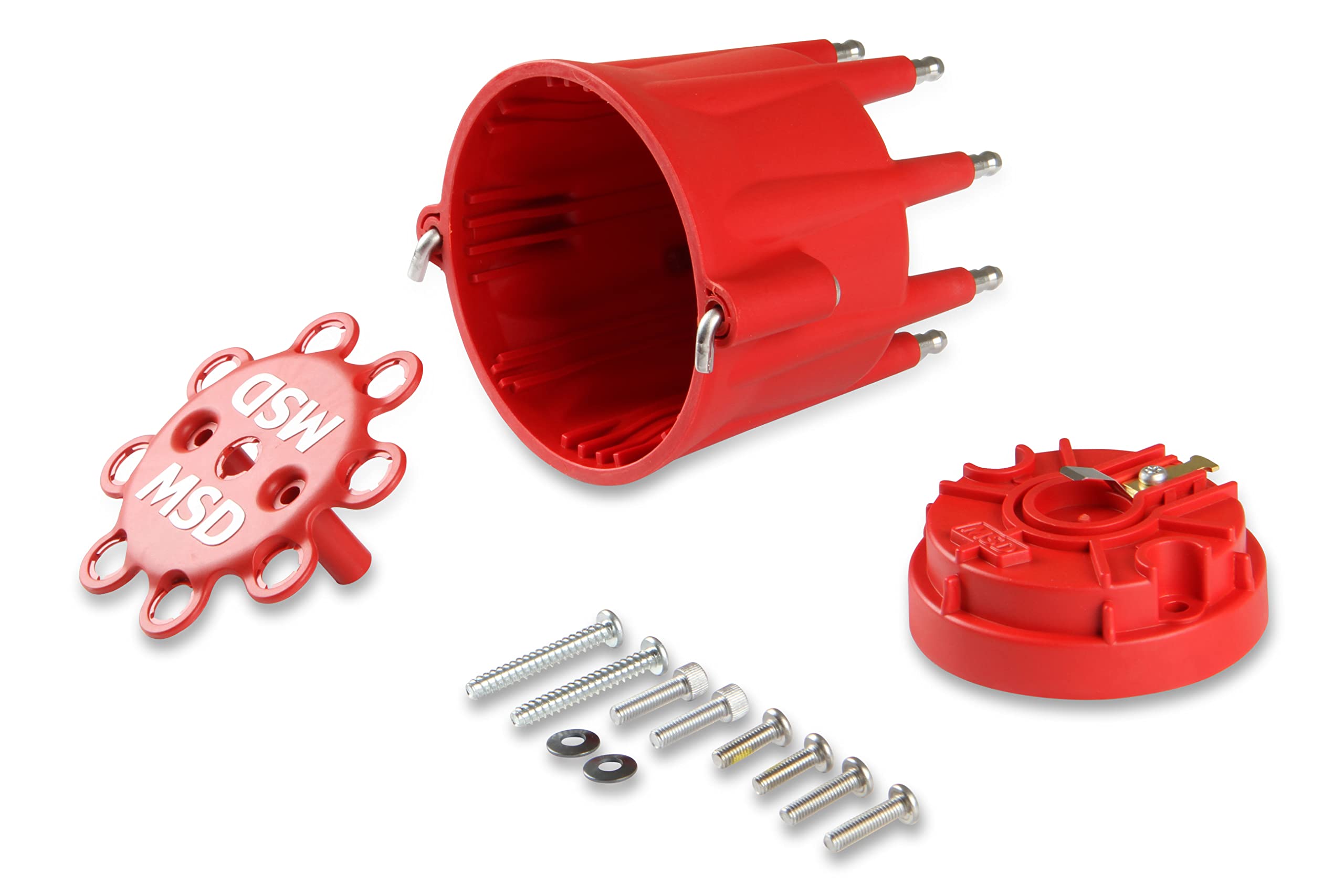MSD distributor cap inside contact closeup showing stainless terminals benefit