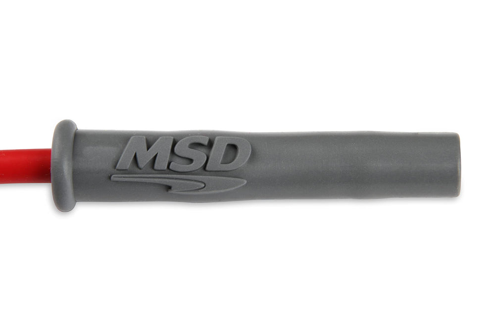 MSD red outer jacket texture conveying heat resistance and durability