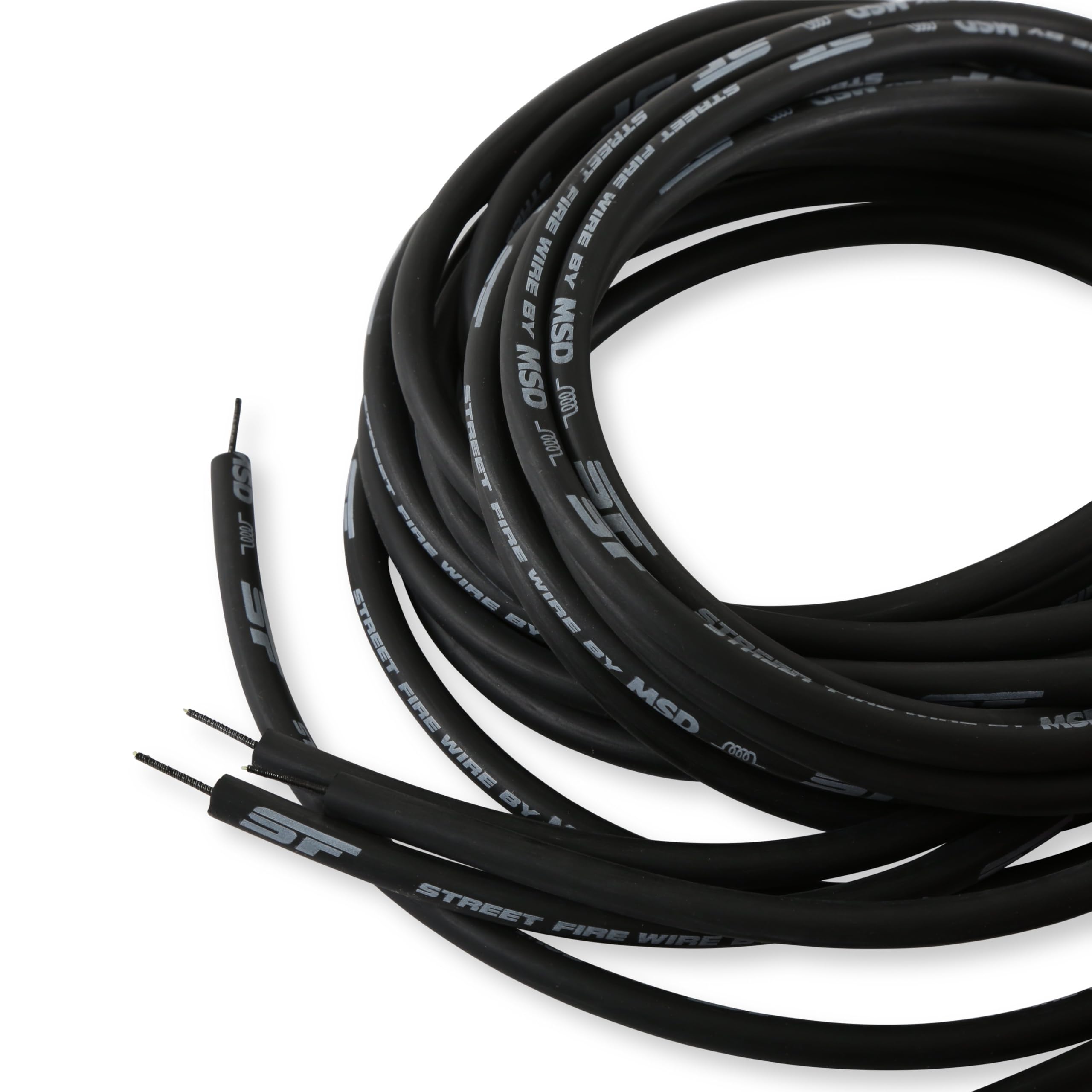 MSD Street Fire 5553 next to ruler showing wire length measurements