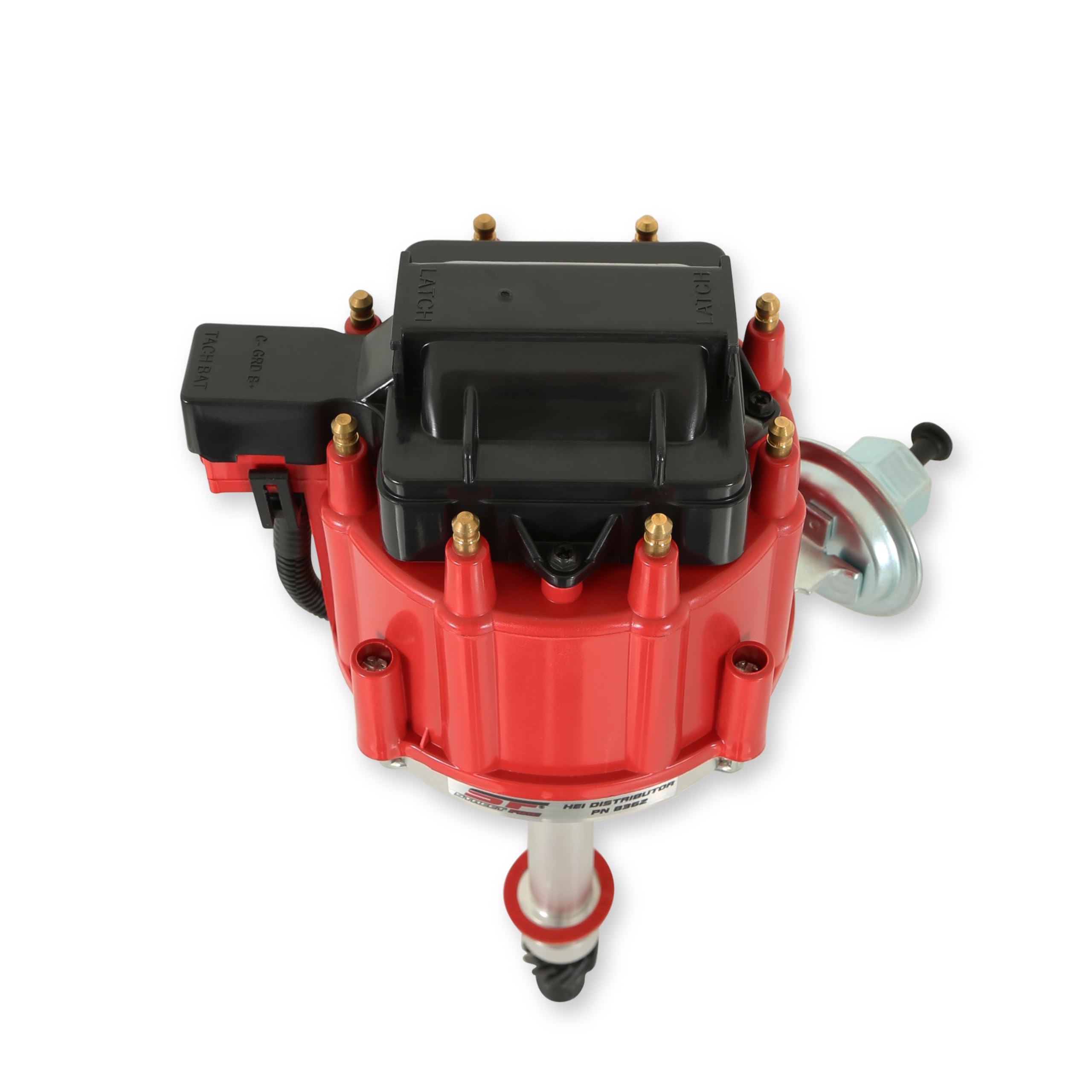 MSD distributor installed in engine bay demonstrating fitment and easy replacement