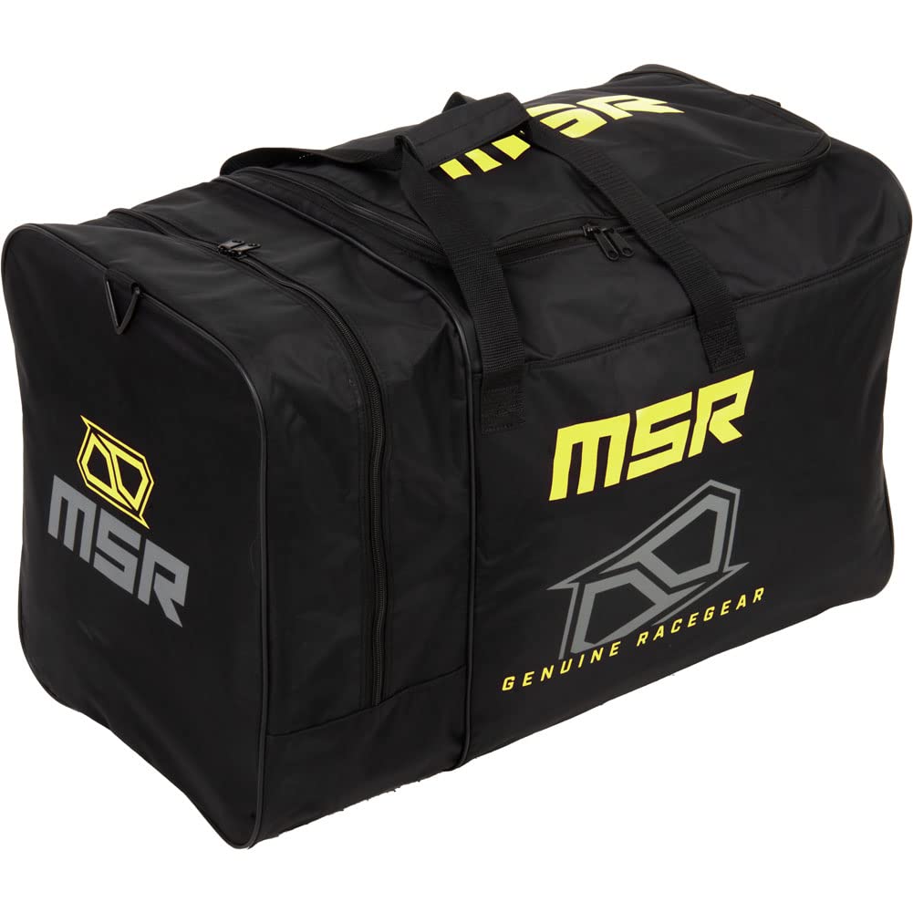 MSR gear bag front view in flo green showing shape and durable fabric