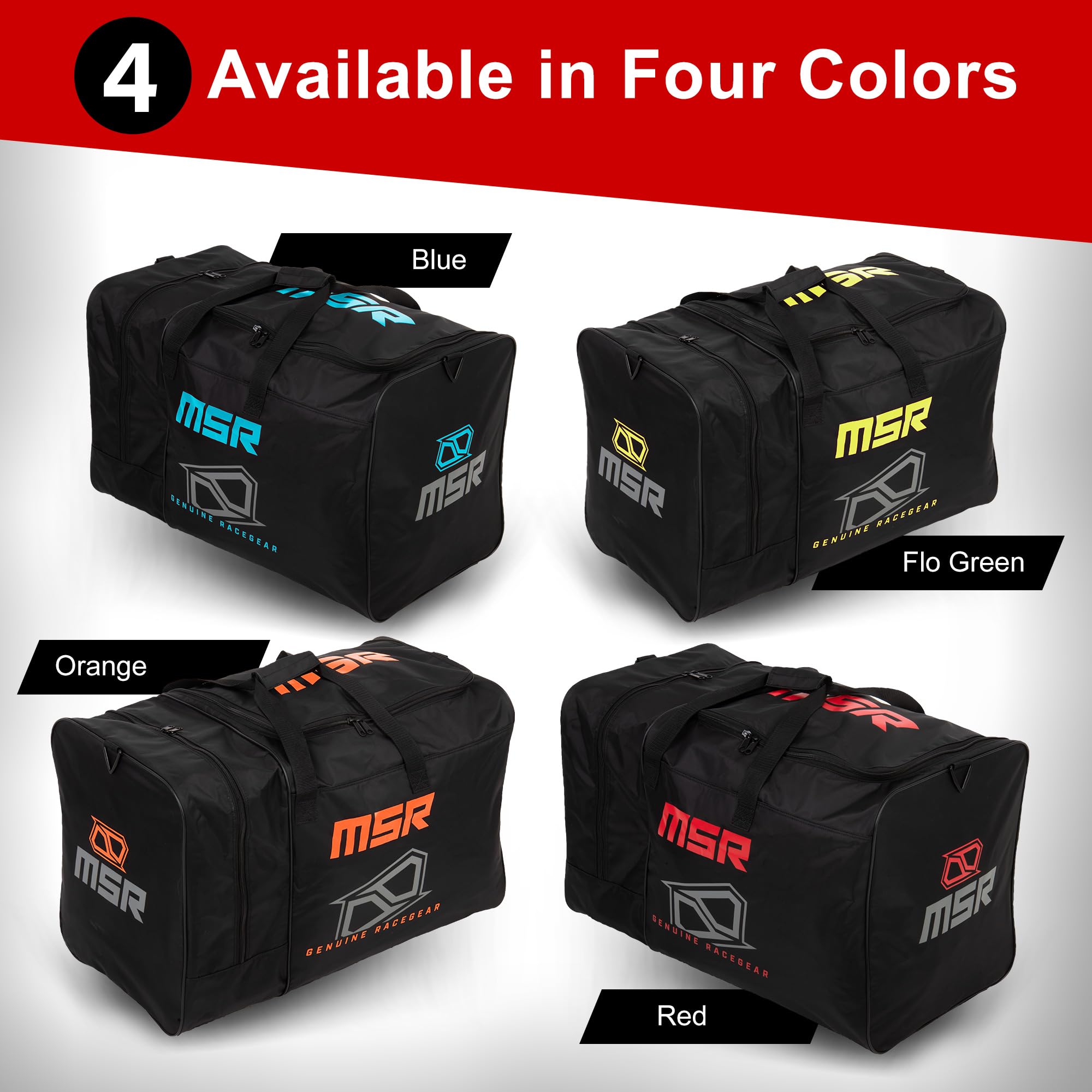 MSR gear bag in vehicle trunk demonstrating travel-ready storage convenience