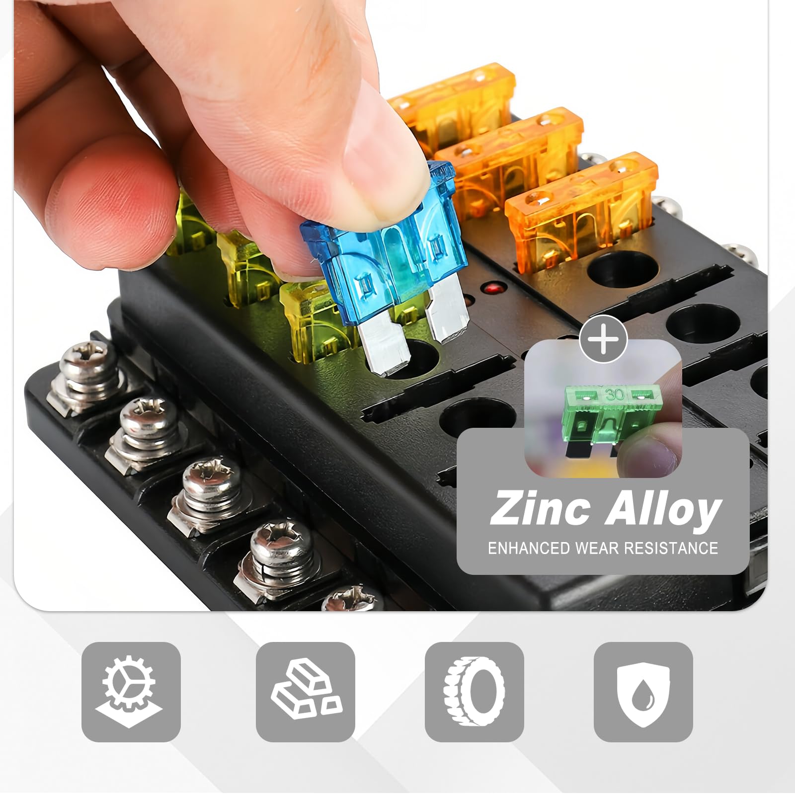 MTABCTY fuses beside a coin for scale to show compact, travel-ready sizing