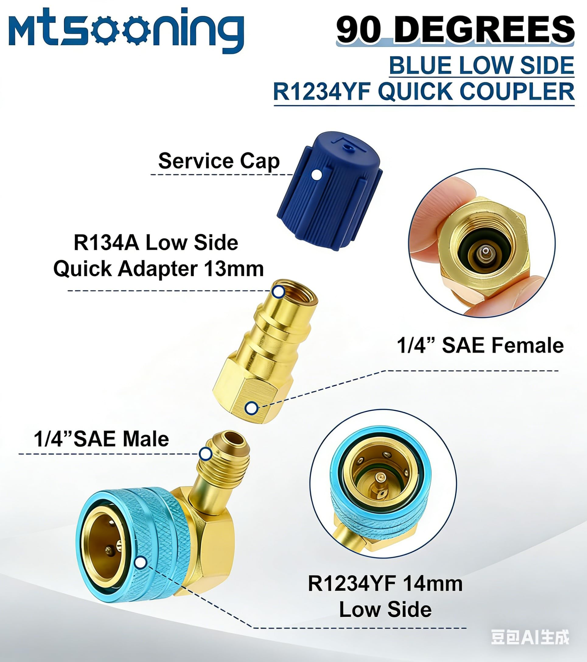 Mtsooning coupler connected to car AC port for efficient service