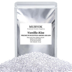 MUBYOK front packaging showing sealed pouch and product weight, clear storage benefit