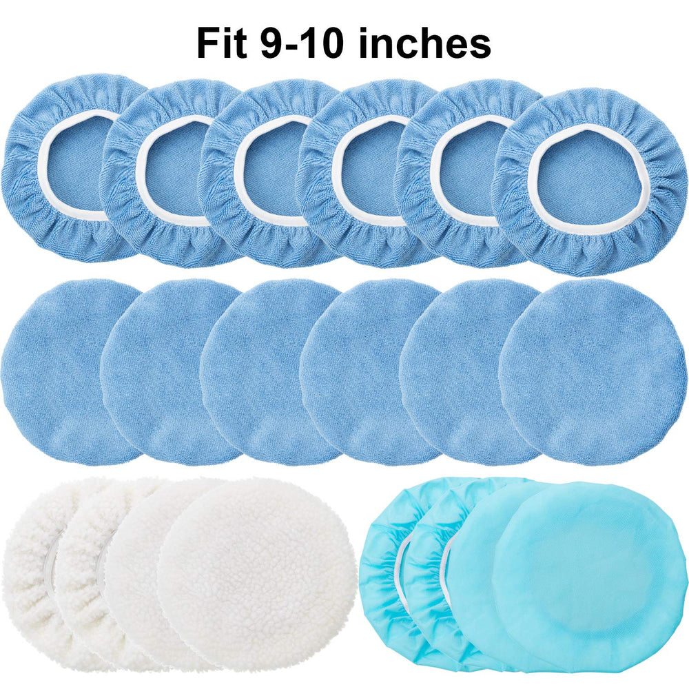 Mudder microfiber bonnet close-up showing soft weave for polishing benefit