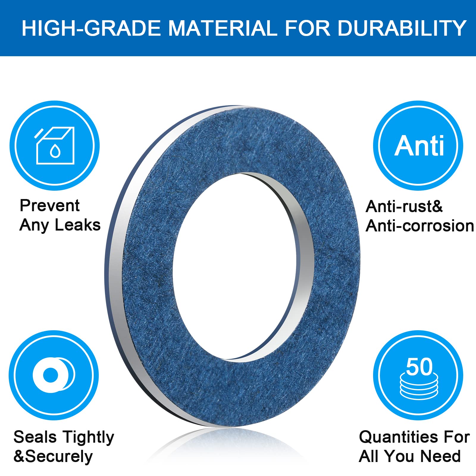 mudder stacked washers showing thickness and consistent dimensions benefit