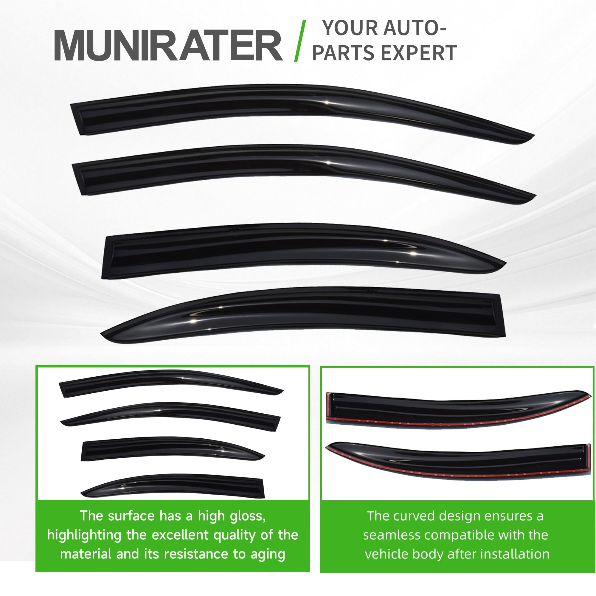 munirater texture and tint closeup highlighting tinted acrylic resisting sun glare and abrasion
