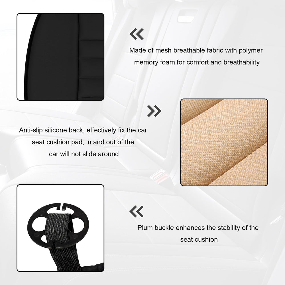 MUQIDA non-slip silicone bottom detail ensuring stable grip on seats