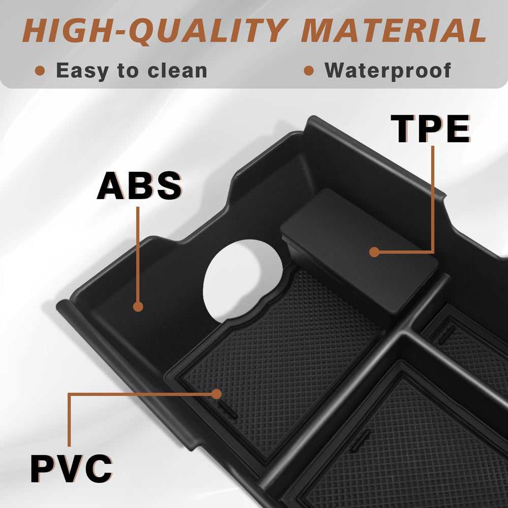 Muslogy view of hidden under-tray storage offering extra capacity and neat concealment
