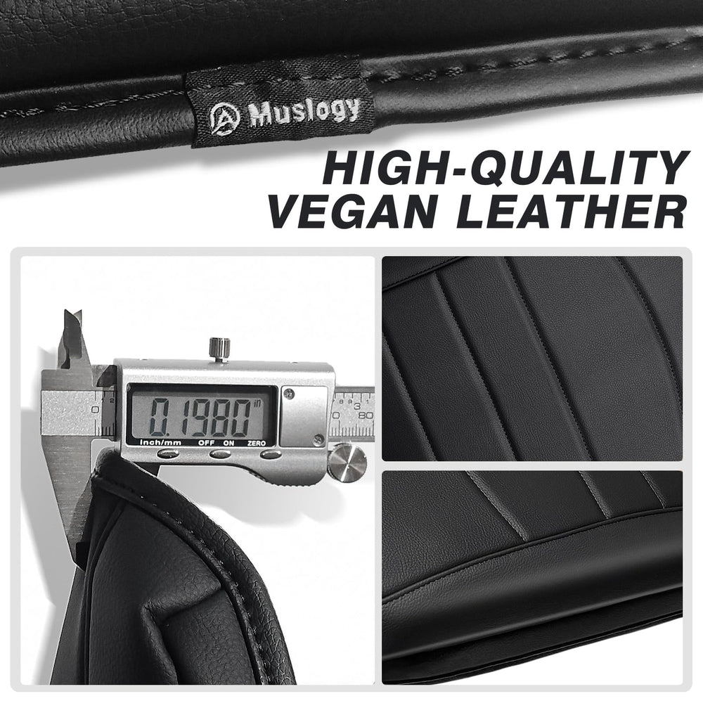 Muslogy elastic strap fastening detail demonstrating secure hold
