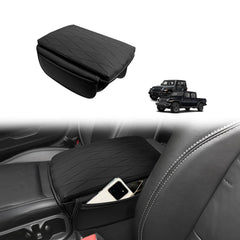 Muslogy front view showing fitted center console cover for a seamless look