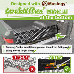 Muslogy iron carabiner clip detail demonstrating strong load support