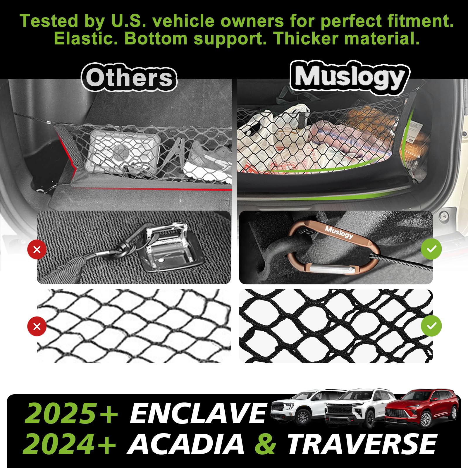Muslogy keeping grocery bags upright and preventing spills during transit