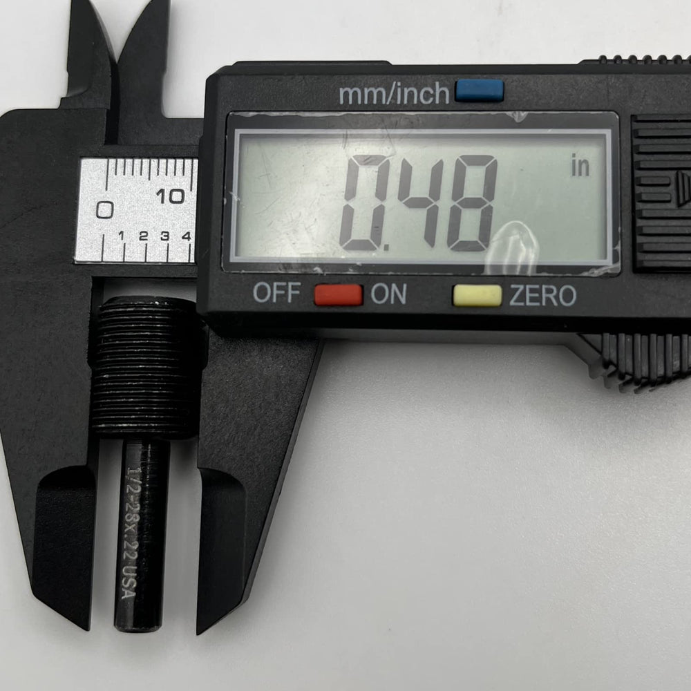MUUP tool next to 3/16" hex key for scale demonstrating compact size and fit