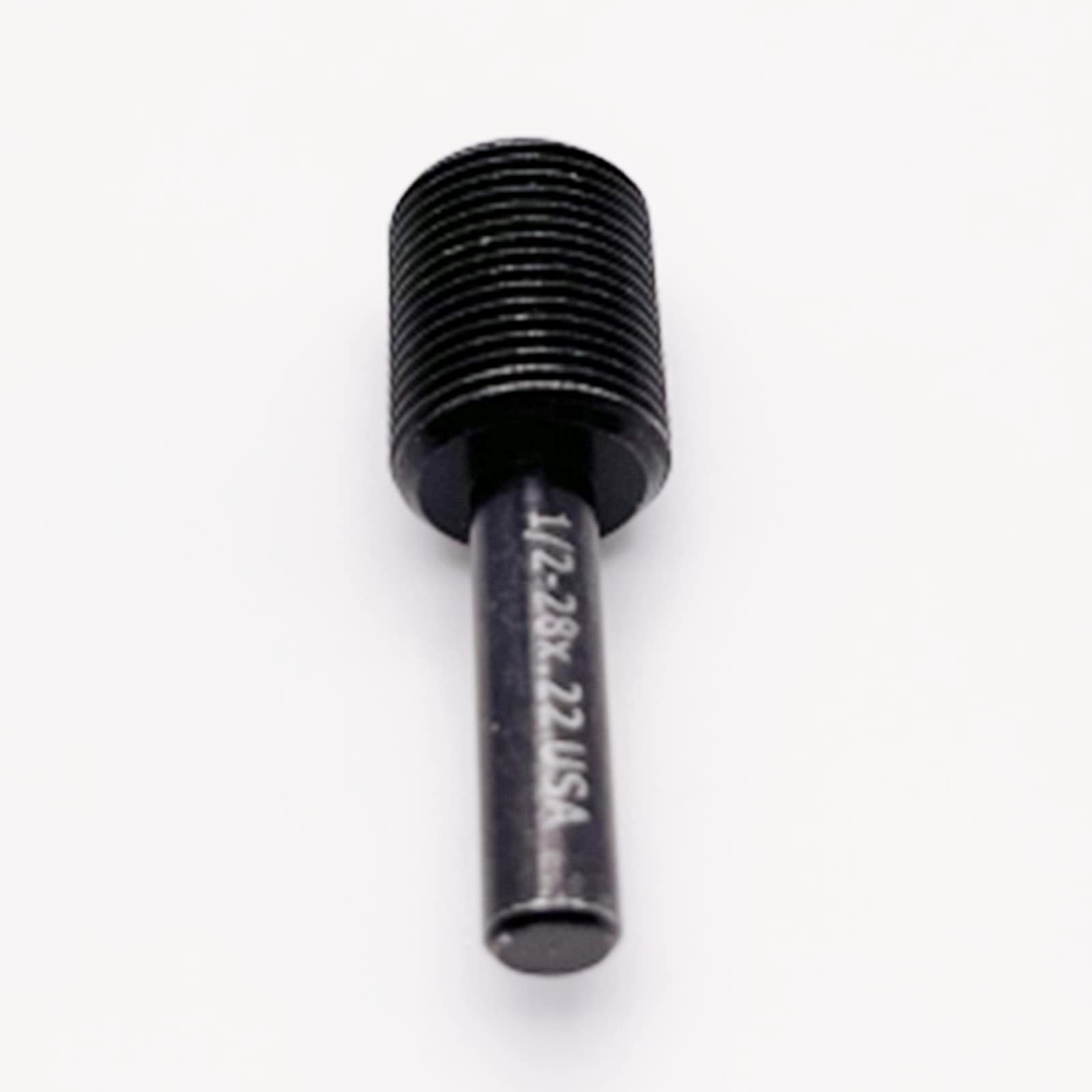 MUUP detailed view of 1/2-28 thread profile showing precise machining for alignment